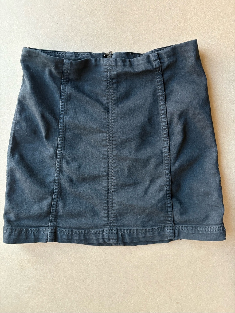 Free People Black Denim Skirt — Size 4